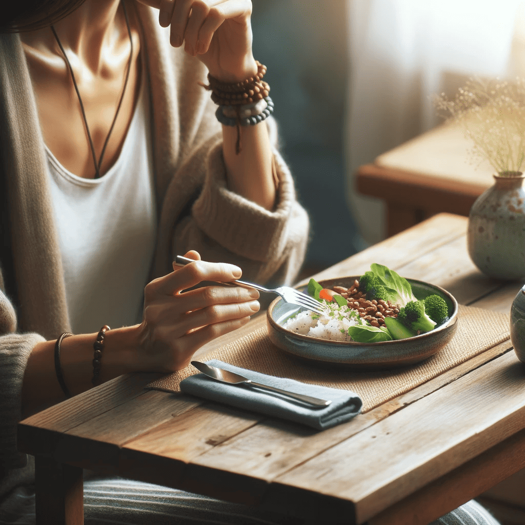 woman overcoming emotional eating