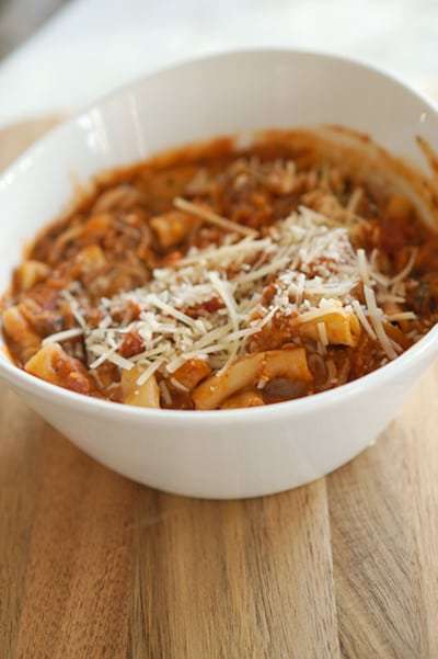 Vegetable-Bolognese-Sauce1 | Fit Fun And Over 40 Hearty instant pot vegetable bolognese sauce