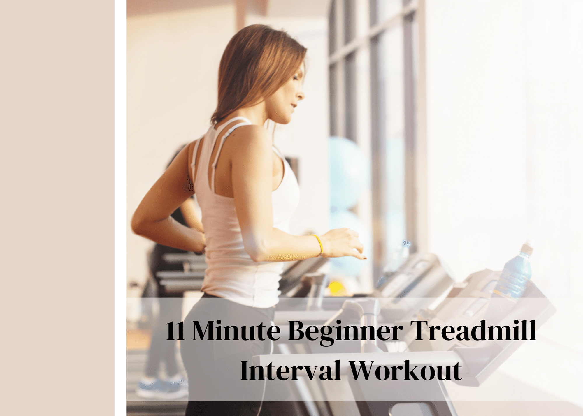11 minute beginner treadmill interval workout