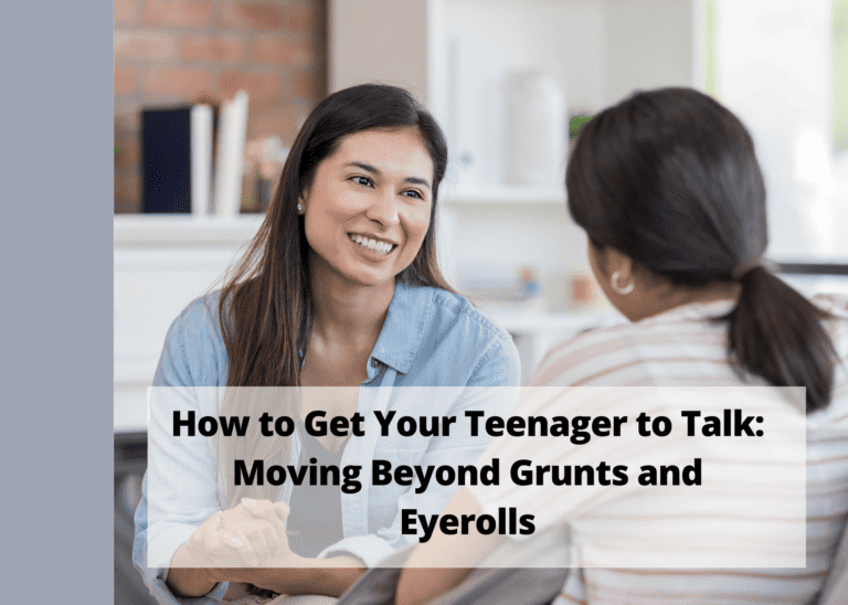 how to get your teenager to talk