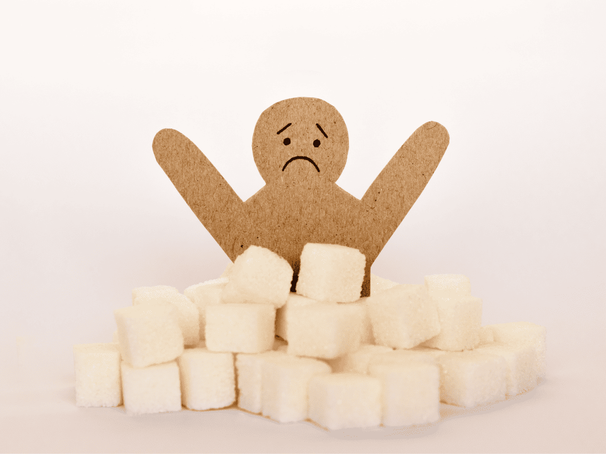 HIIT improve insulin resistance | Fit Fun And Over 40 insulin resistance makes paper figure sad