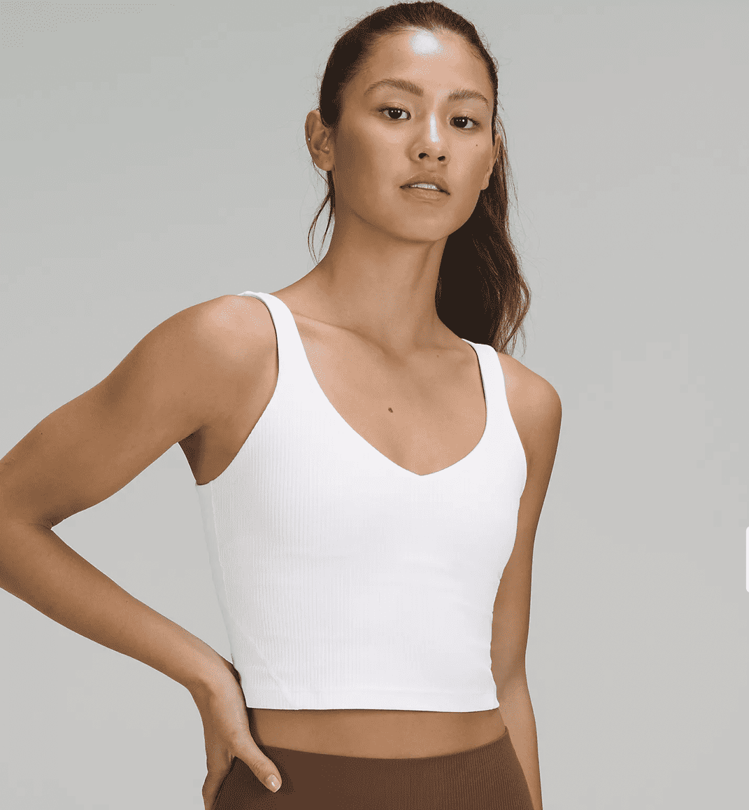 Lululemon align tank | Fit Fun And Over 40 Lululemon white align tank