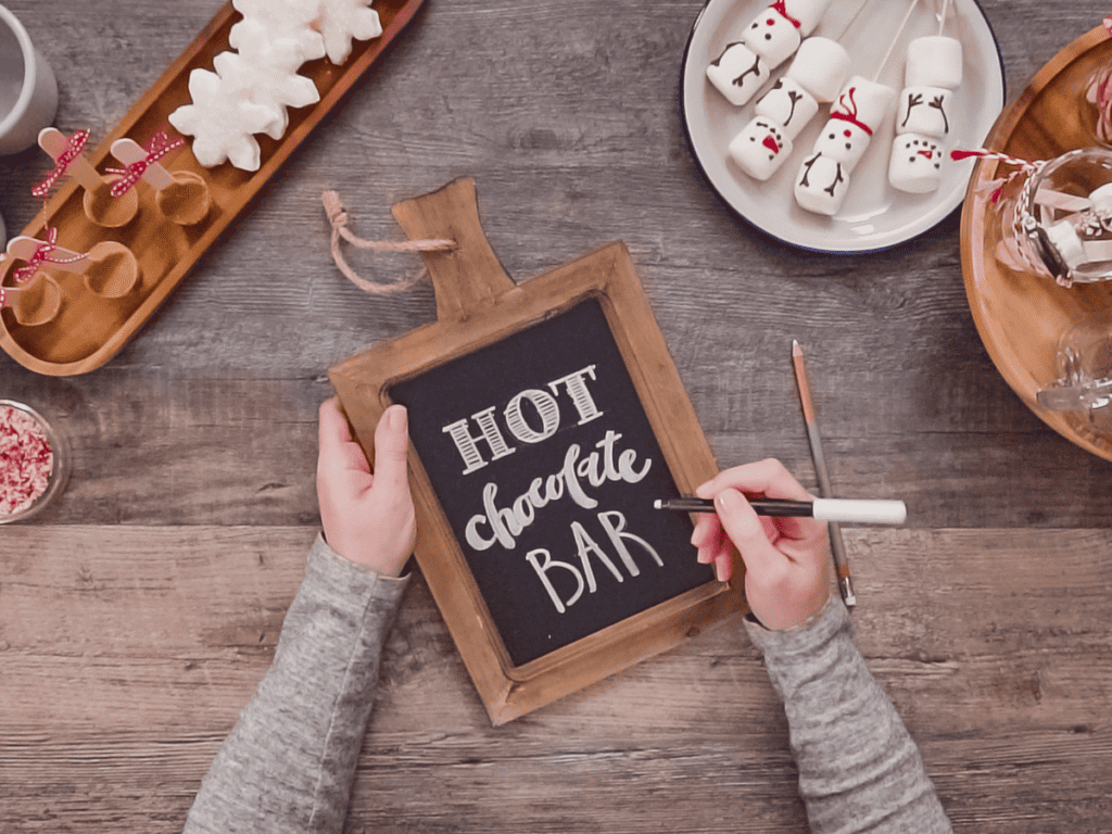 Hot chocolate bar