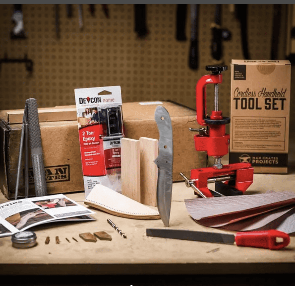 Man Crates Knife Making Kit