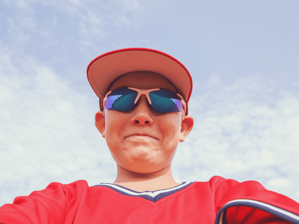 baseball player smirking | Fit Fun And Over 40 baseball player smirking