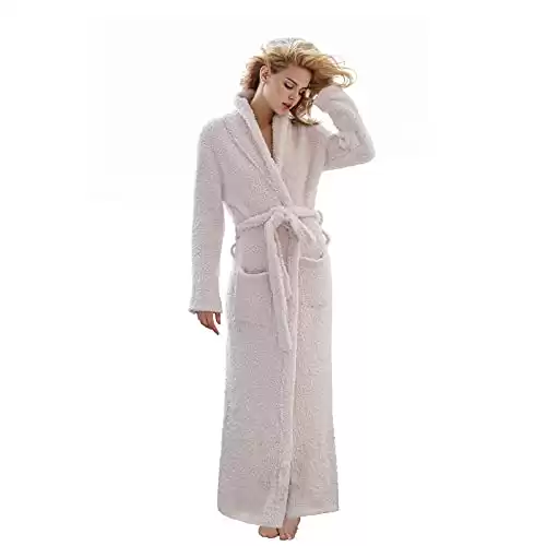 7 VEILS Womens Cozy Knit Stretchy Super Soft Long Robe