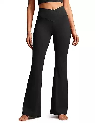 CRZ YOGA Butterluxe Crossover Flare Leggings