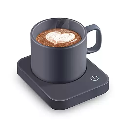 VOBAGA Coffee Mug Warmer, Electric Coffee Warmer for Desk with Auto Shut Off, 3 Temperature Setting