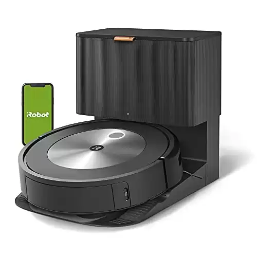 iRobot Roomba j6+ Self-Emptying Robot Vacuum Identifies and Avoids Pet Waste & Cords, Empties Itself for Up to 60 Days, Smart Mapping, Compatible with Alexa, Ideal for Pet Hair