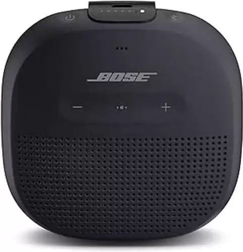 Bose SoundLink Micro Bluetooth Speaker: Small Portable Waterproof Speaker with Microphone, Black