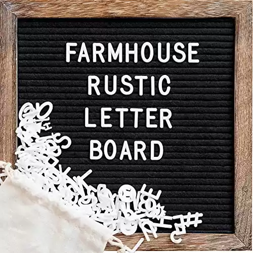 Felt Letter Board with Precut Letters