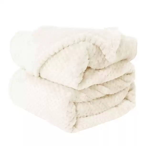 PiccoCasa Soft Microfiber Plush Flannel Blanket