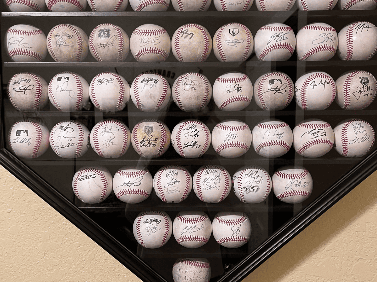 baseballs in case