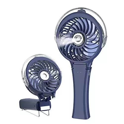 HandFan Portable Handheld Misting Fan, Rechargeable