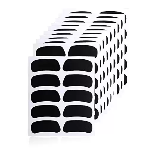 125 Pairs Eye Black Stickers for Kids Football Face Stickers Customizable Eye Strips