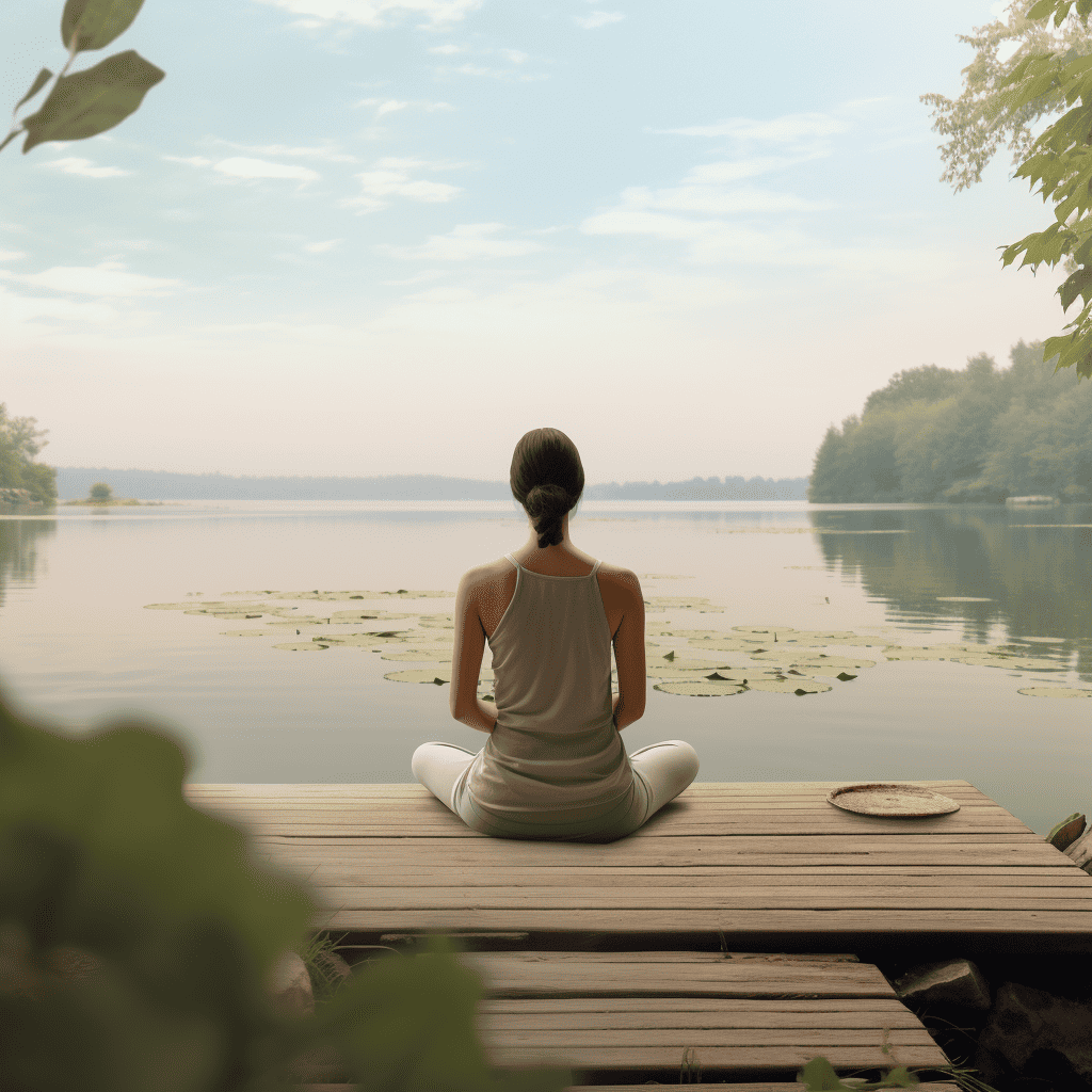 woman peaceful