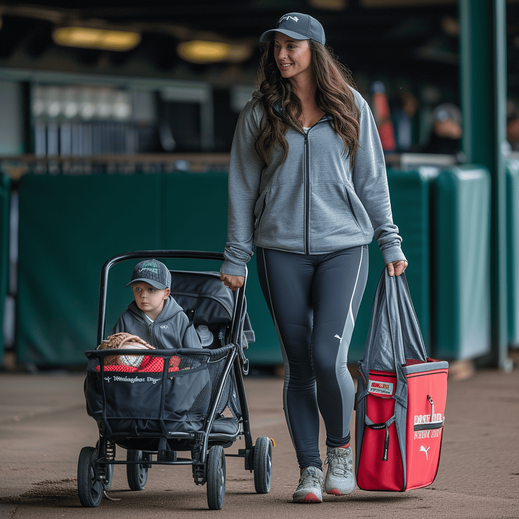 baseball mom headed into game | Fit Fun And Over 40 baseball mom headed into game