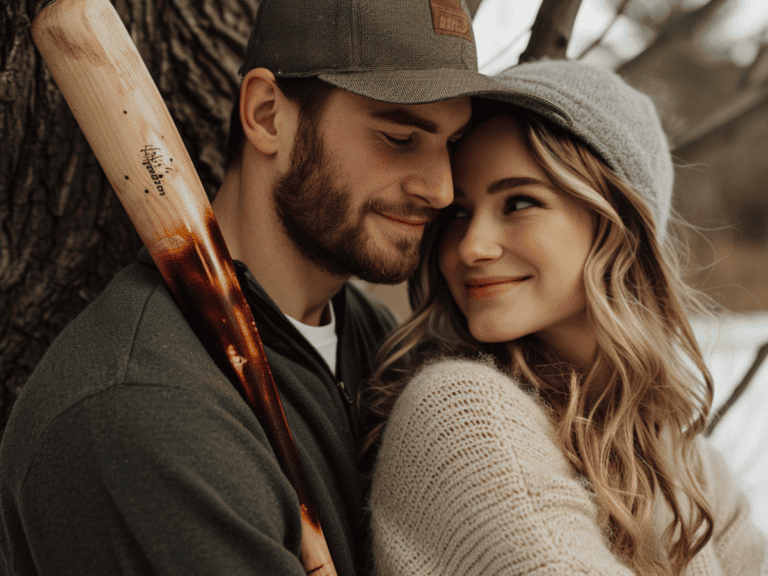 boyfriend and girlfriend baseball valentines day