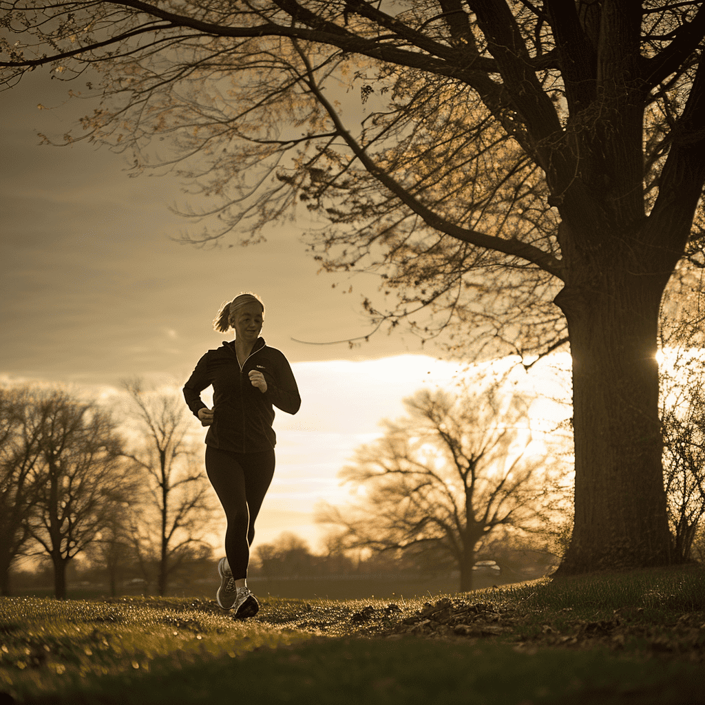 woman on semaglutide exercising