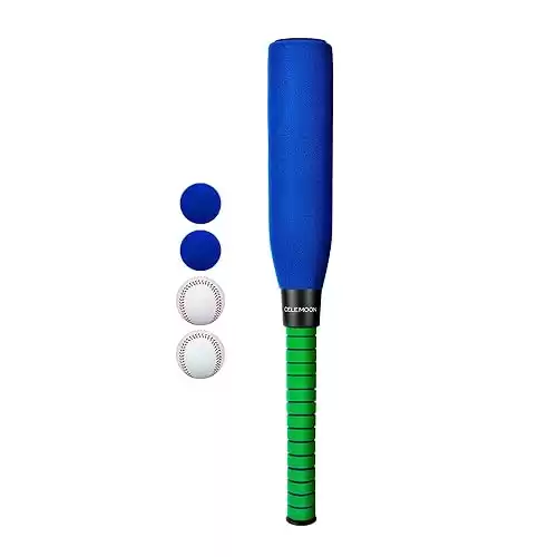 Ultra Soft 22 Inch Kids Foam Baseball Bat Toys with 4 Balls Gift for Children