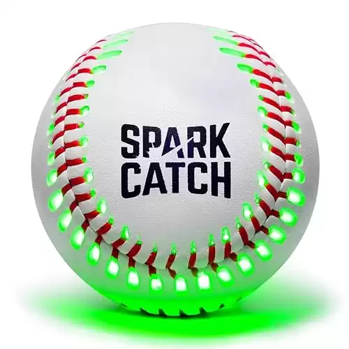 SPARK CATCH Light Up Baseball, Glow in The Dark Baseball