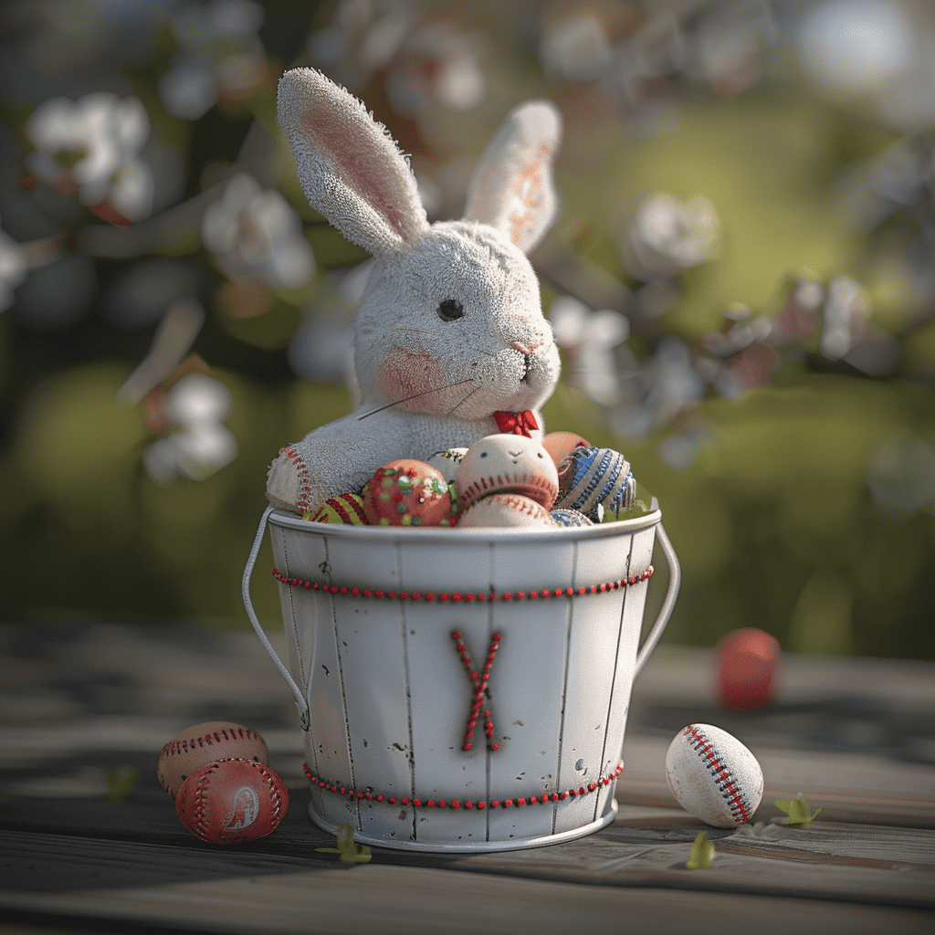 Baseball easter bucket | Fit Fun And Over 40 Baseball easter bucket