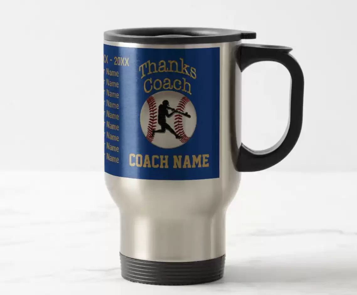 All Players Names Baseball Coach Mug