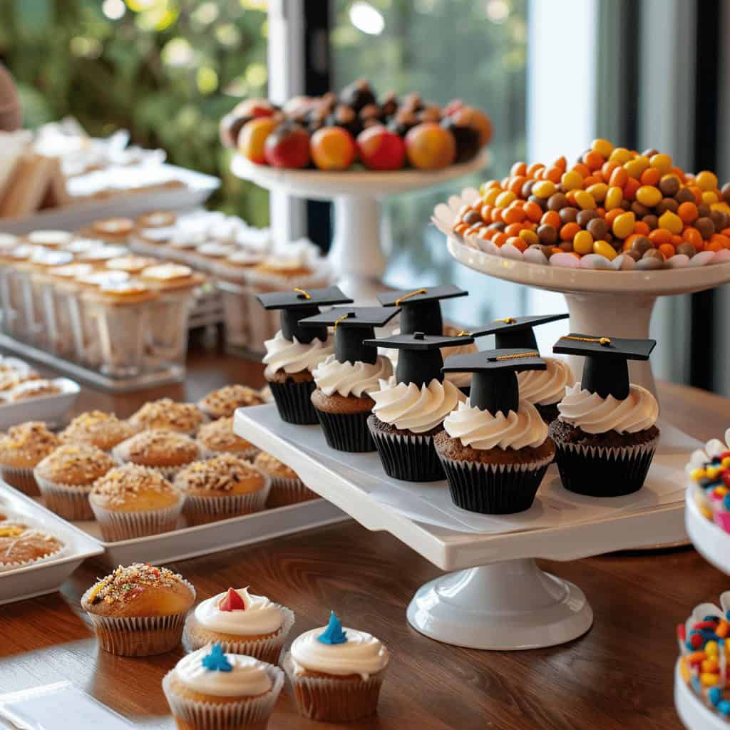 graduation party dessert bar | Fit Fun And Over 40 graduation party dessert bar