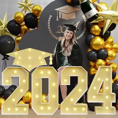 Graduation Decorations 2024 Party Numbers