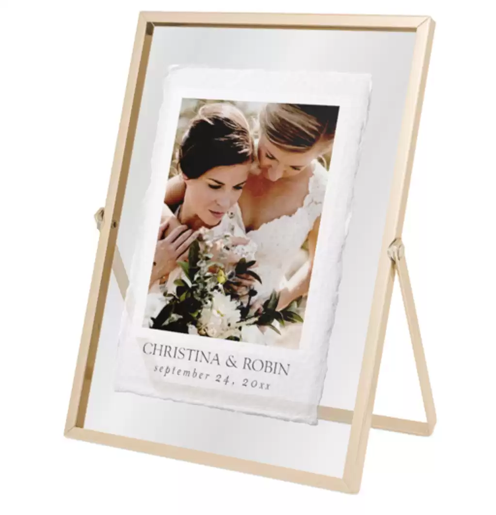 Ripped Paper Tabletop Floating Framed Print - Shutterfly