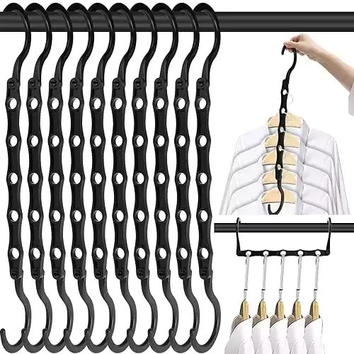 Space Saving Hangers, 10PCS Magic Hangers