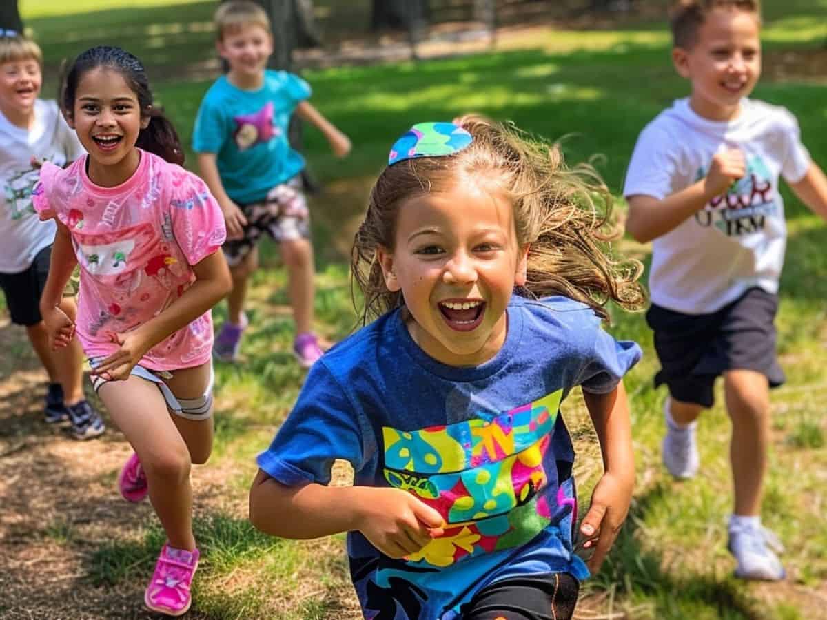 kids having fun at a summer day camp
