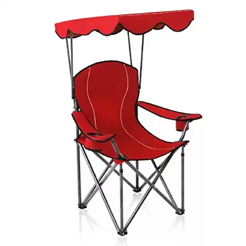ALPHA CAMP Camp Chairs with Shade Canopy Chair