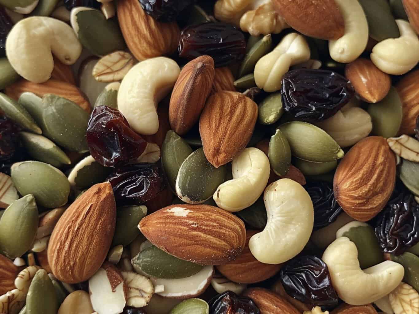 seeds and nuts provide sustained energy