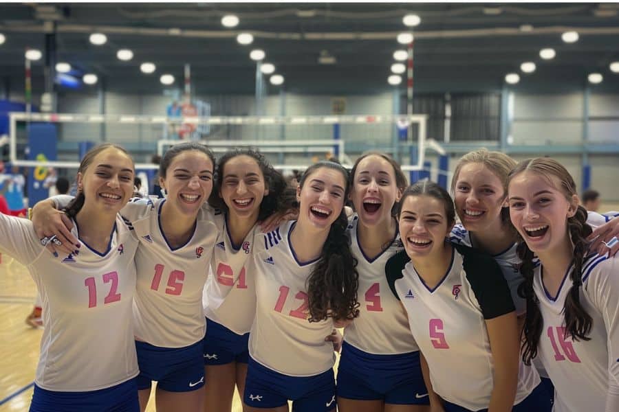 volleyball players after a game | Fit Fun And Over 40 volleyball players after a game