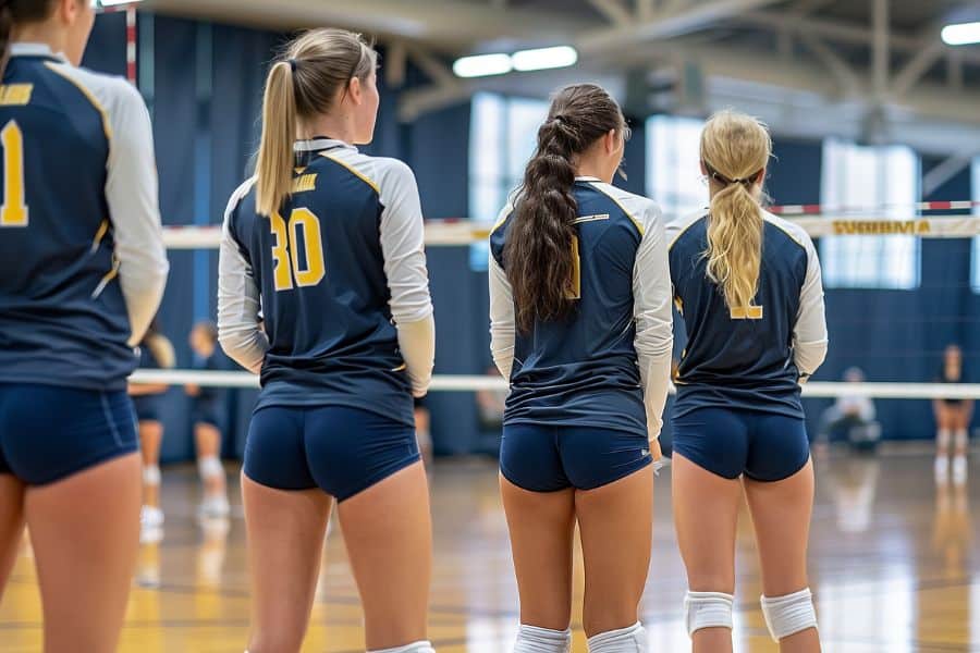 volleyball players before game | Fit Fun And Over 40 volleyball players before game