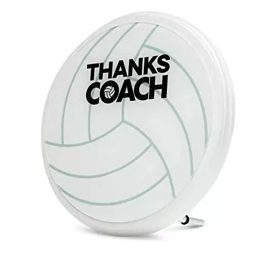 ChalkTalkSPORTS Volleyball Thanks Coach Premier Plaque | Coach Plaque Ready to Autograph