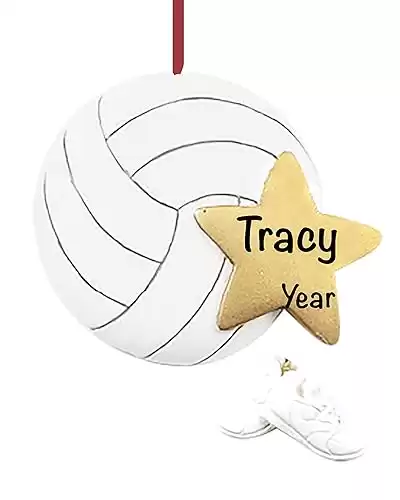 Volleyball Personalized Christmas Ornaments