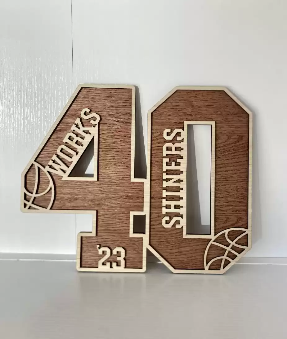 Custom Senior Athlete Number