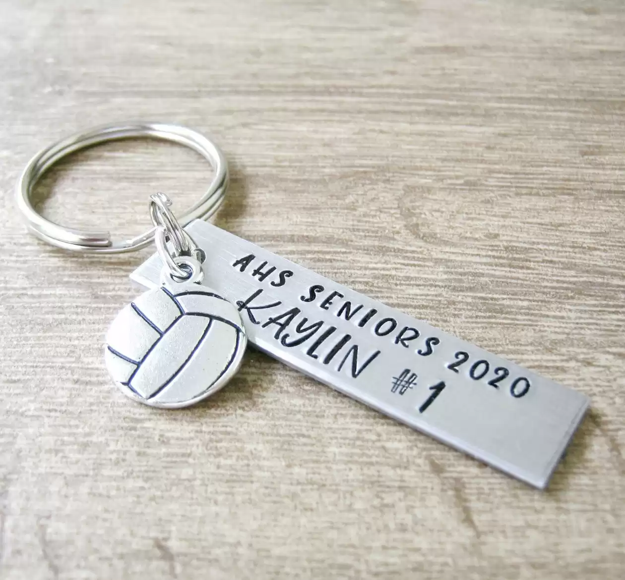 Personalized VOLLEYBALL Keychains