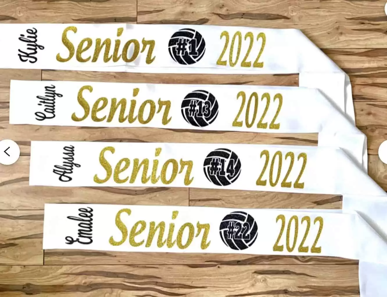 Senior Volleyball Sash