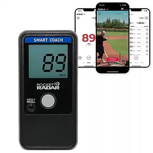 Pocket Radar Smart Coach Speed Gun for Baseball