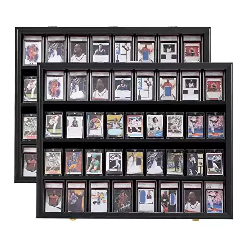 VERANI Baseball Card Display Case -2 Pack