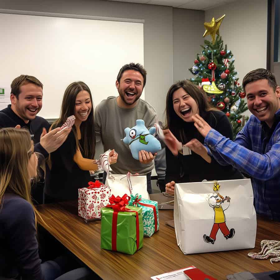 White elephant gift exchange