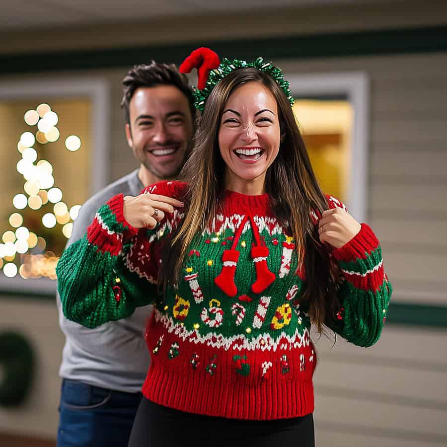 Ugly sweater contest