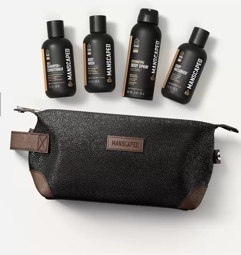 THE GO BAG MEN'S TRAVEL HYGIENE KIT
