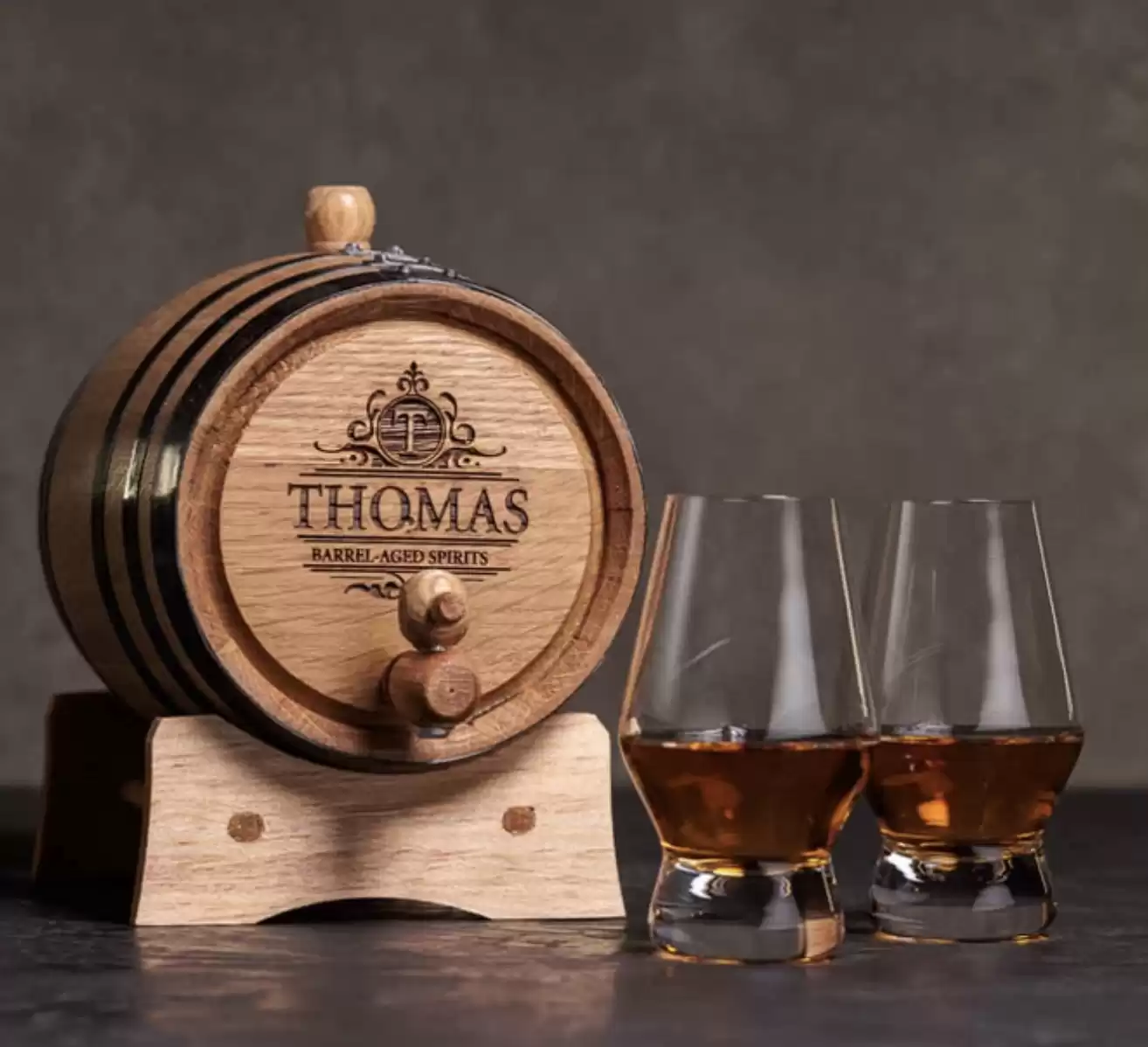 Personalized Whiskey Barrel Aging Kit | Man Crates