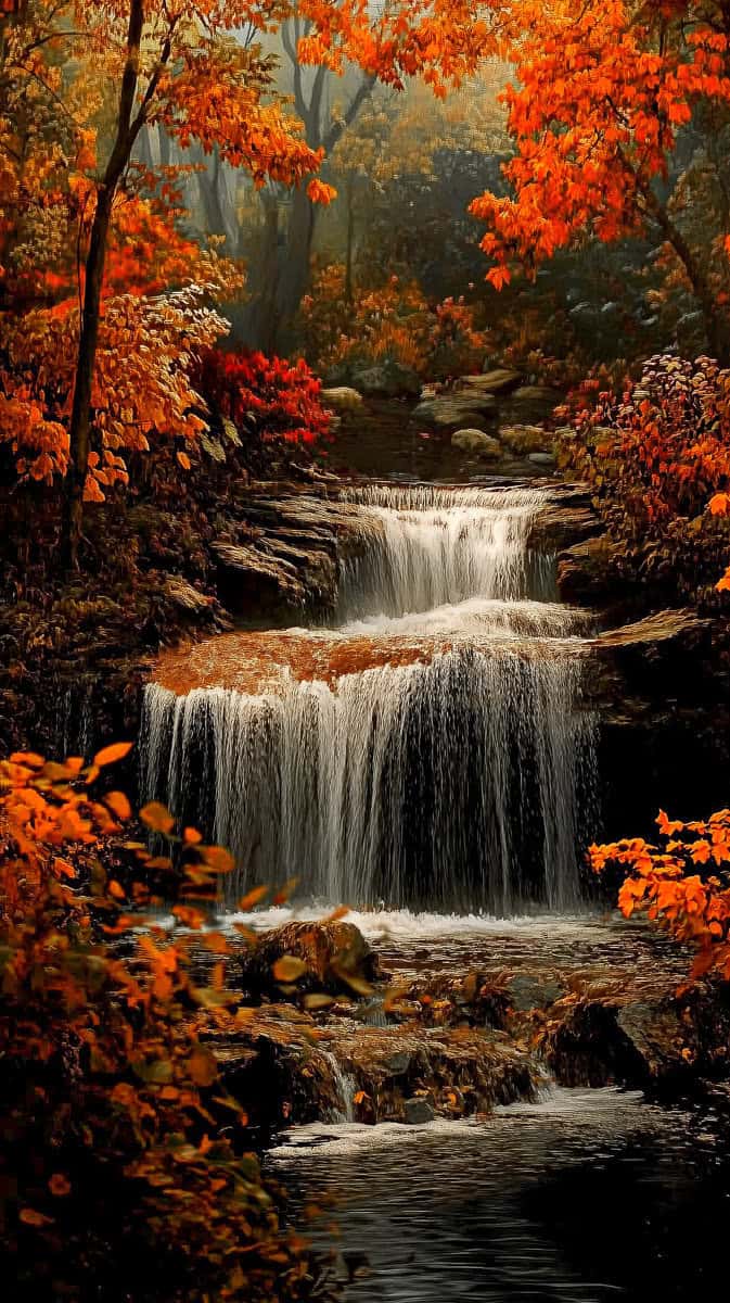 Fall waterfall