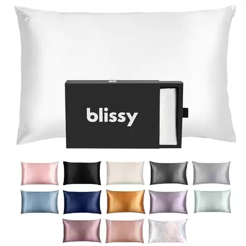 Blissy Silk Pillowcase - 100% Pure Mulberry Silk
