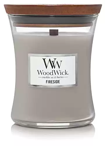 WoodWick Medium Hourglass Candle, Fireside Scent